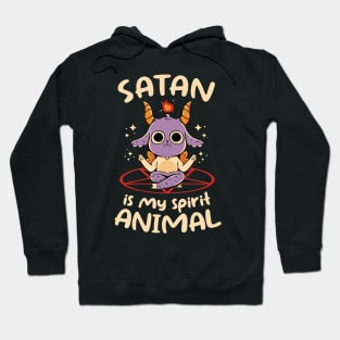 Satan is My Spirit Animal by Tobe Fonseca Hoodie